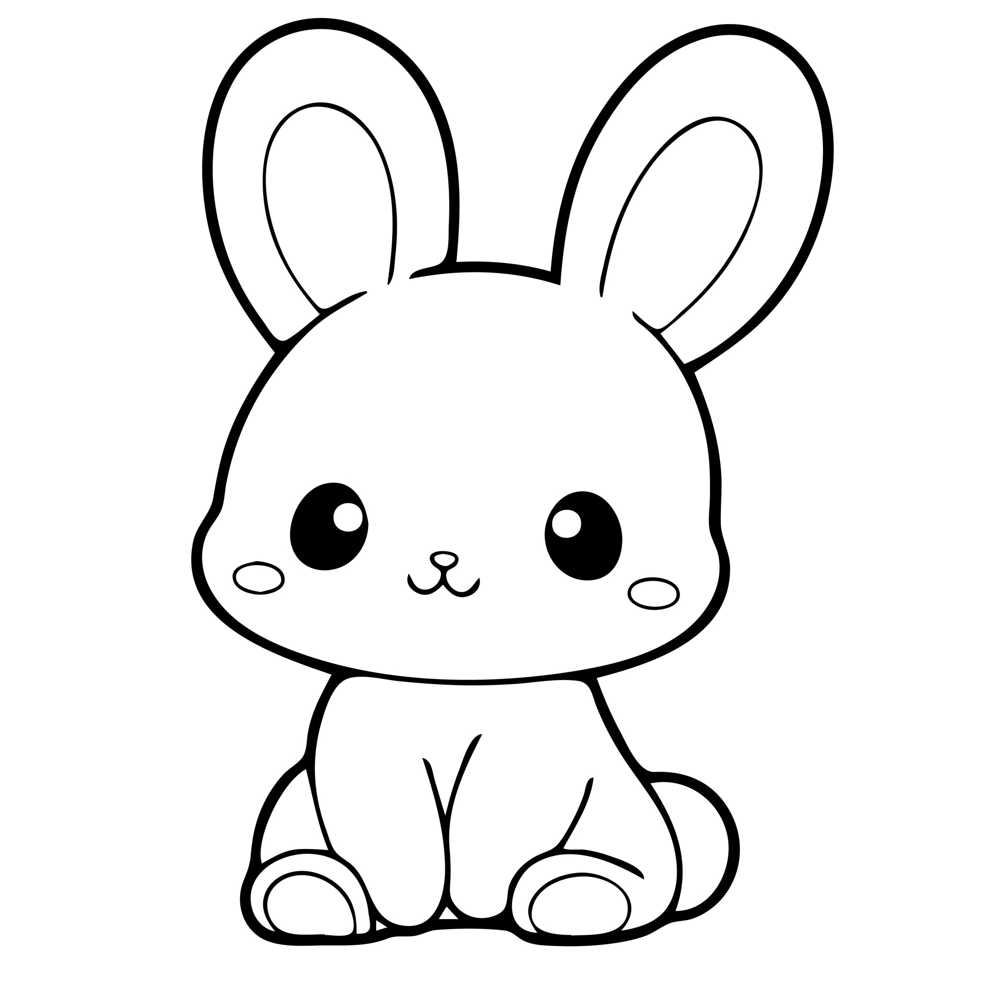 Adorable Bunny SVG File