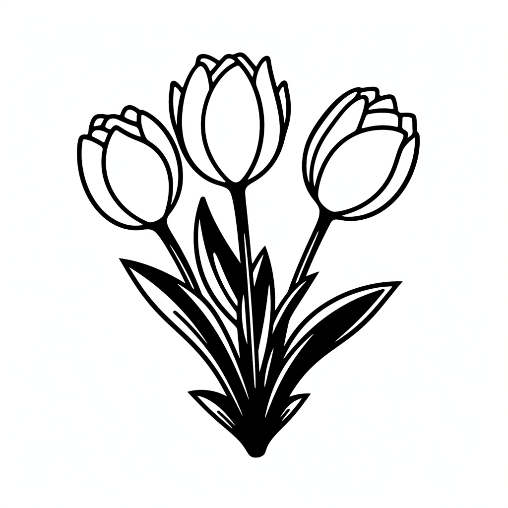 Tulips - Free Downloadable SVG, PNG, and JPG Files