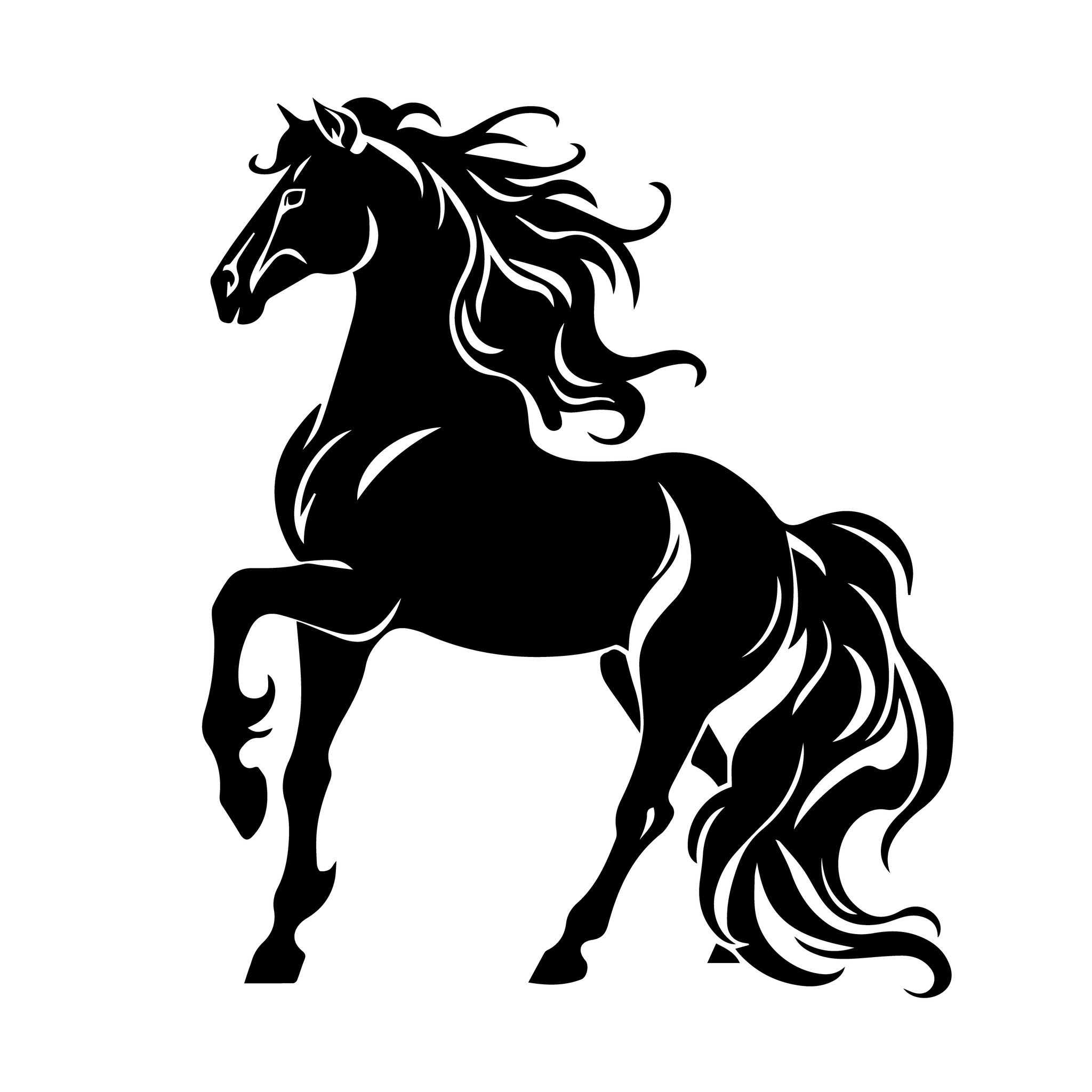 Majestic Horse SVG Vector File - Free Download