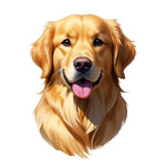 Adorable Golden Retriever Clipart