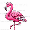 Pink Flamingo - Free Downloadable SVG File