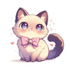 Kawaii Cat Clipart - Cute Cat Illustration PNG, JPG, SVG for Crafts & Designs