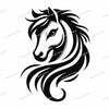 Beautiful Horse Portrait - Free SVG File Download