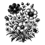 Wildflowers - Free Downloadable SVG File